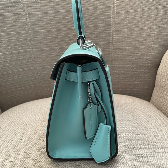 Coach Sammy Top Handle Bag 21 in colour Faded Blue NWT - Picture 6 of 16
